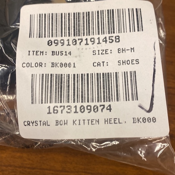 J Crew Crystal bow kitten heels BU514 - Picture 7 of 7